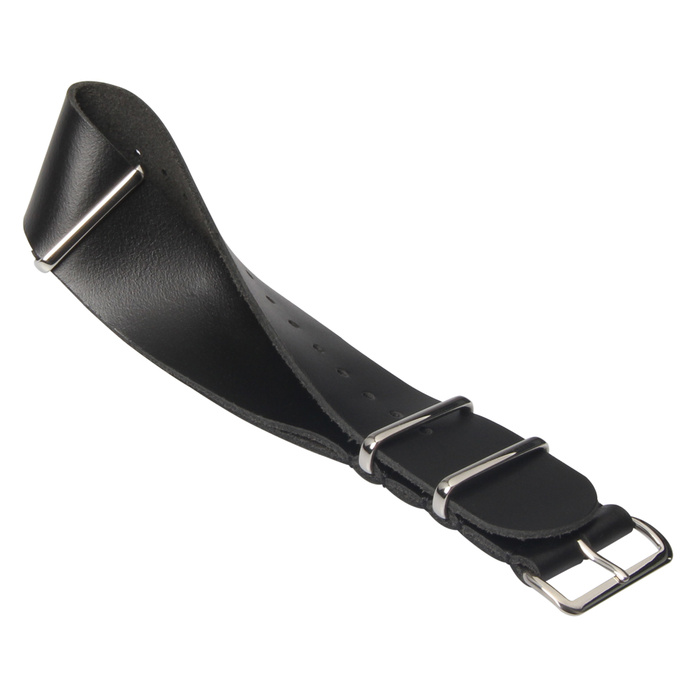 nato leather strap 22mm
